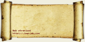 Olga Bjelić vizit kartica